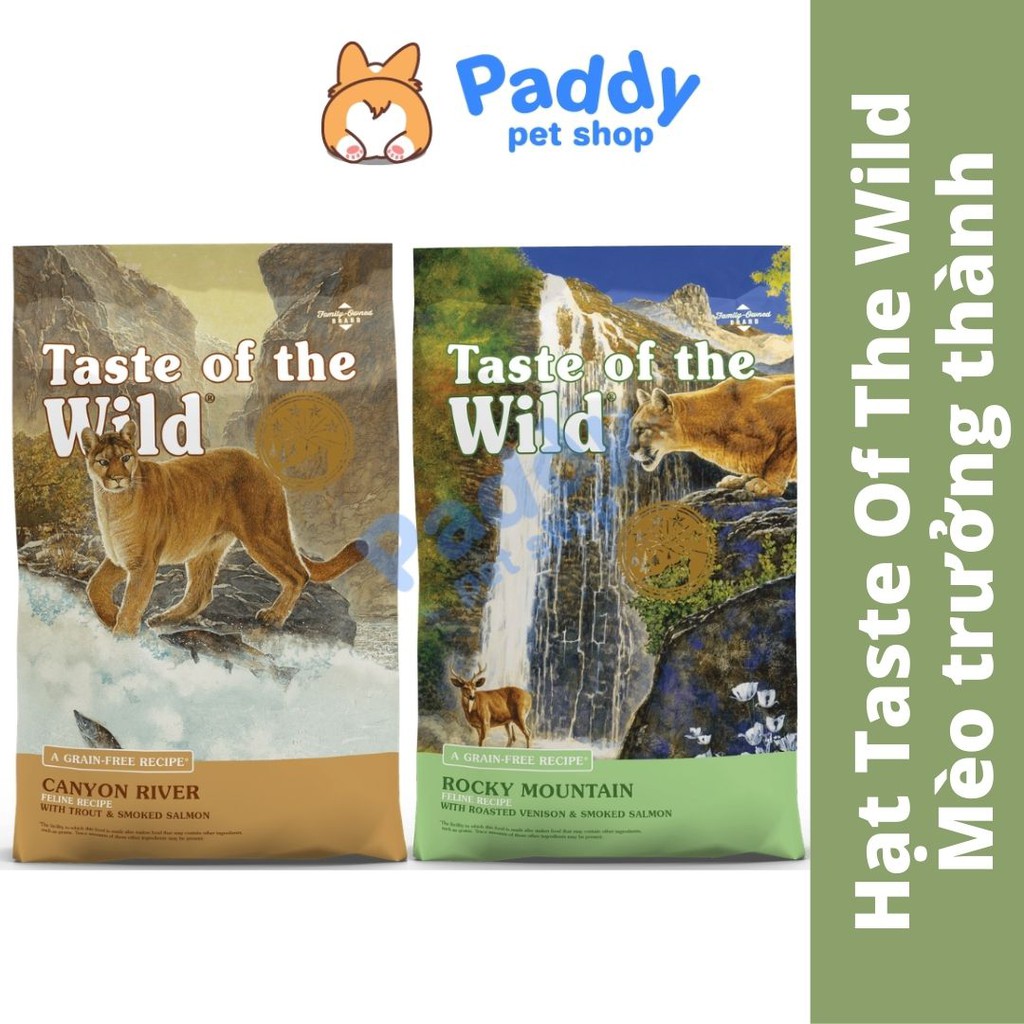 Hạt Tươi Taste Of The Wild Cho Mèo Trưởng Thành (Nhập khẩu Mỹ)