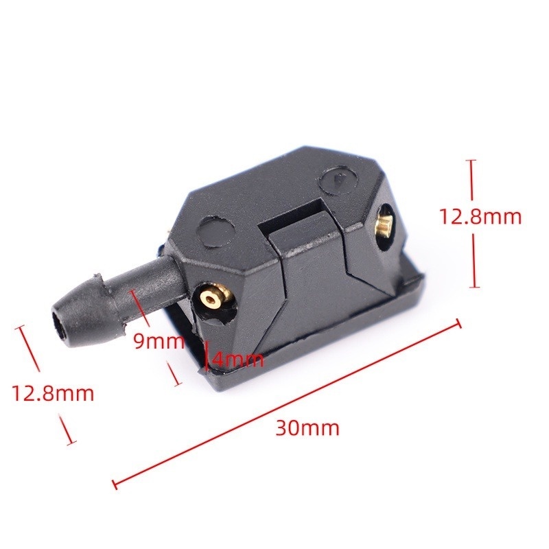 1 Cặp Vòi Xịt Nước Rửa Kính Chắn Gió Phía Trước Xe Hơi Thông Dụng