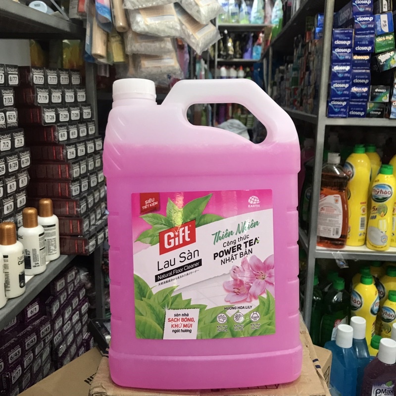 Nước lau sàn Gift can Hương hoa LiLy 3,8kg