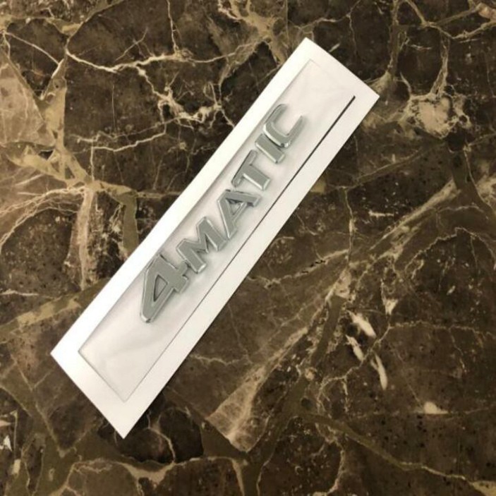 Sản Phẩm Decal tem chữ 4 MATIC dán xe đuôi ô tô, xe hơi cao cấp chất liệu nhựa ABS mạ crom, kích thước 14*2.3cm .