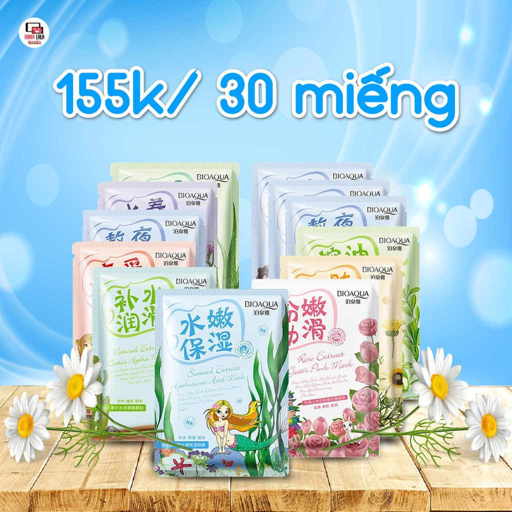 [SẴN] Mặt nạ dưỡng trắng cấp ẩm Bioaqua | BigBuy360 - bigbuy360.vn