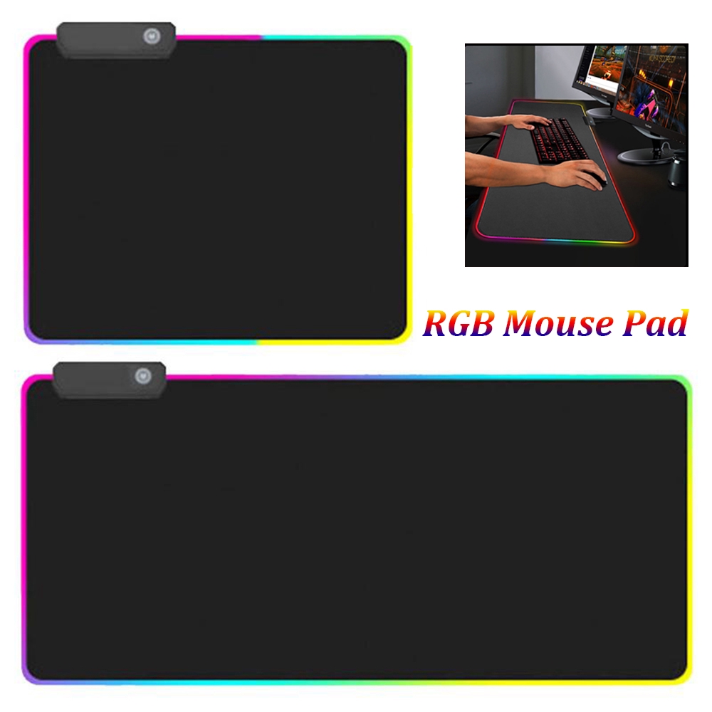 MAGIC Non-slip USB Extended LED Desk Blanket Keyboard Mice Mat Mouse Pad