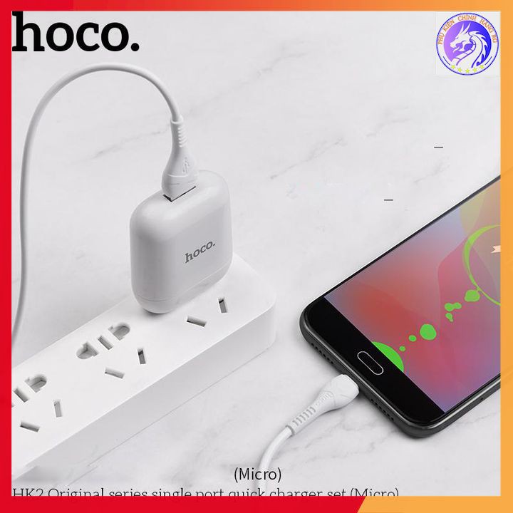 Cốc Sạc Nhanh 3.4A 1 Cổng Hoco HK2 Chính Hãng - BH 12 Tháng