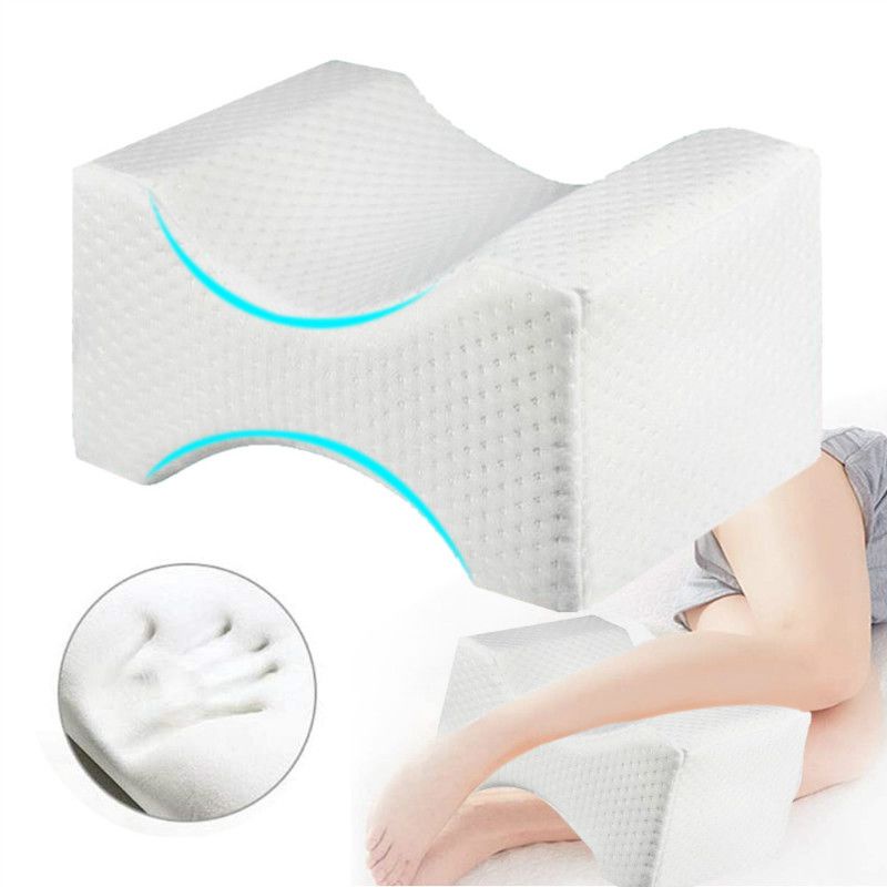 Gối Ngủ Kê Đầu Gối Bằng Cao Su Non Hỗ Trợ Cột Sống Lưng