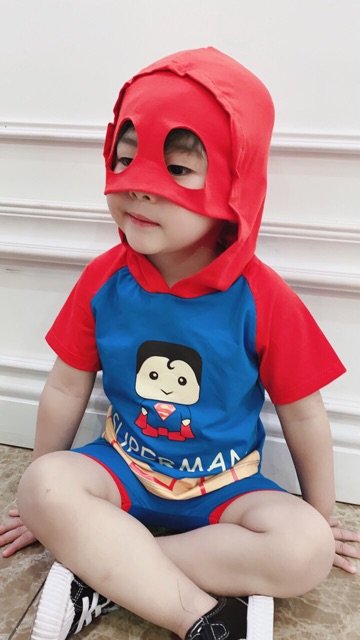 Bộ mũ siêu nhân đáng yêu, ngộ nghĩnh cho bé trai - BSNMN