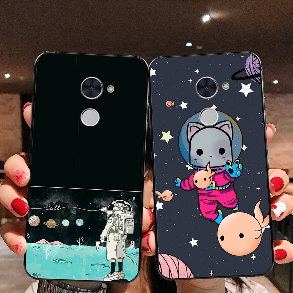 Ốp lưng điện thoại Huawei GR5 2016 - GR5 2017 - Y7 Prime 2017 mẫu phi hành gia vũ trụ cute đáng yêu NHIỀU ĐẸP