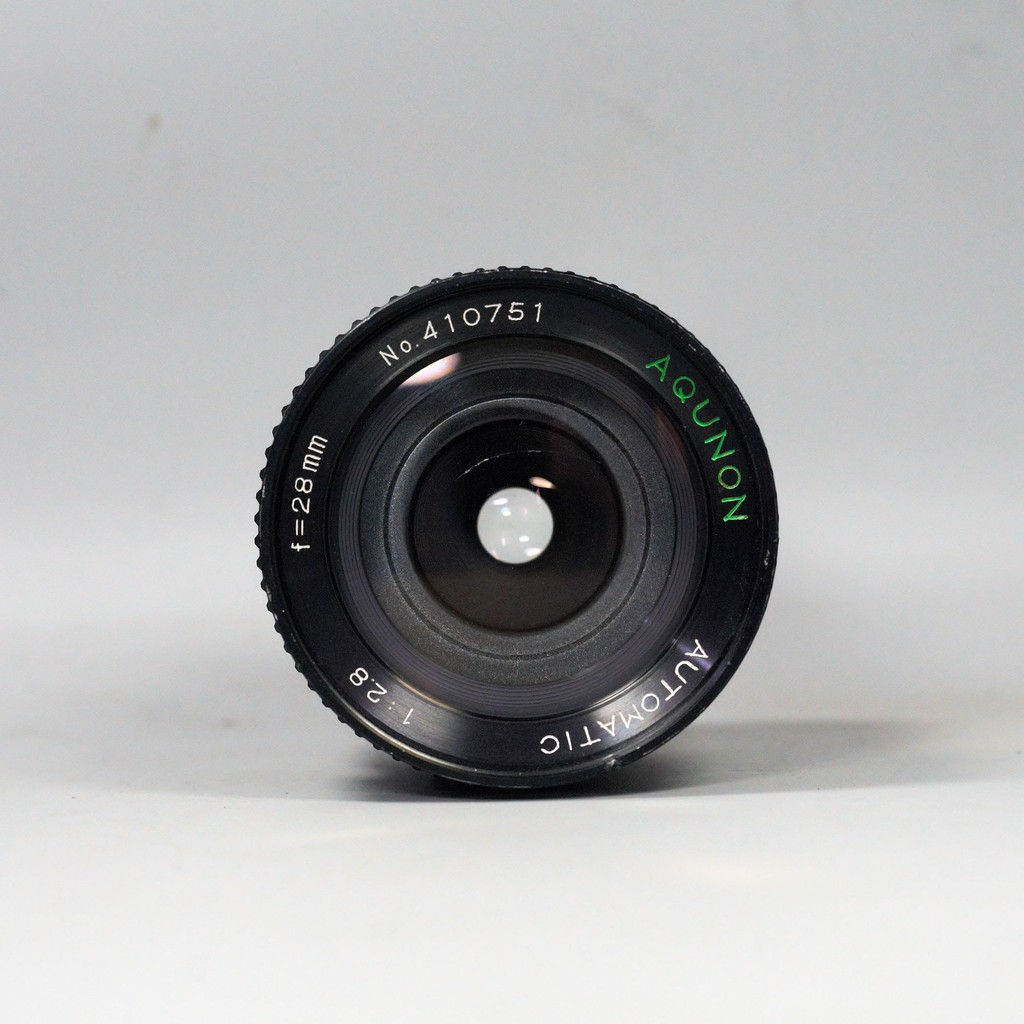 Ống kính máy ảnh Aqunon 28mm f2.8 MF Canon FD  HKG