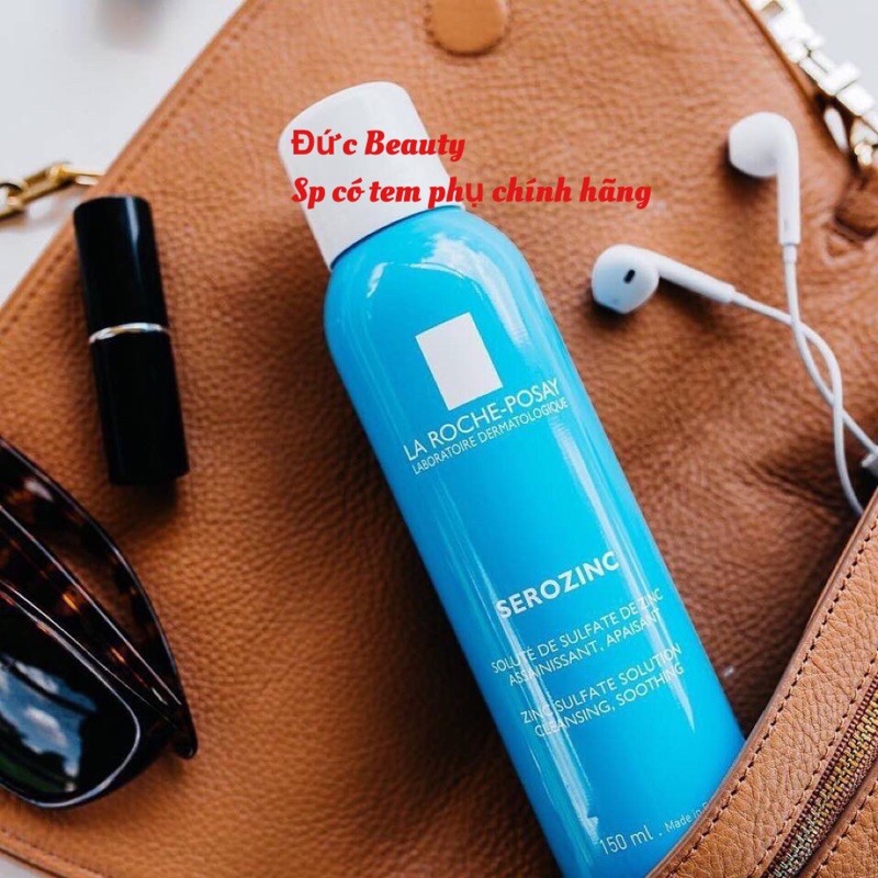 Xịt Khoáng La Roche-Posay Serozinc Zinc Sulfate Solution Cleansing Làm Sạch & Dịu Da Dầu Mụn 150ml
