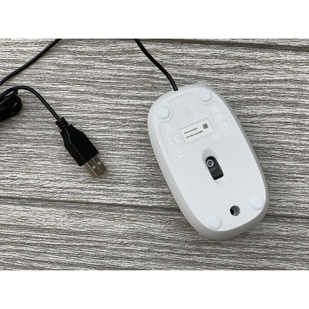 Chuột Logitech M105 Optical USB - Màu Trắng