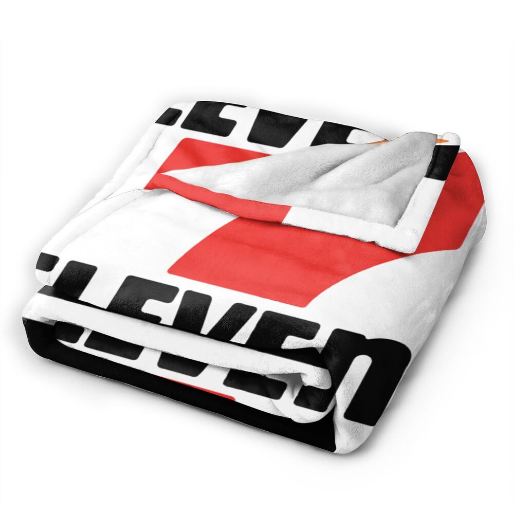 Ultra-Soft Micro  FleeceBlanket 7 11 Seven Eleven Retro Logo Warm Throw Lightweight