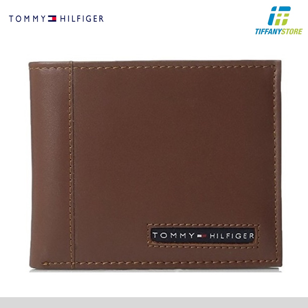 Ví nam Tommy Hilfiger Mens Cambridge Passcase - Màu Tan 5675/03 - Chính hãng