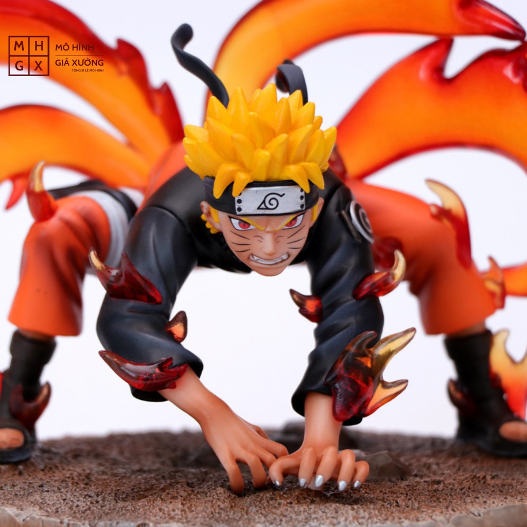 Mô hình Naruto cửu vỹ jinchuriki siêu đẹp  cao 20cm hàng chất lượng cao figure naruto mô hình giá xưởn