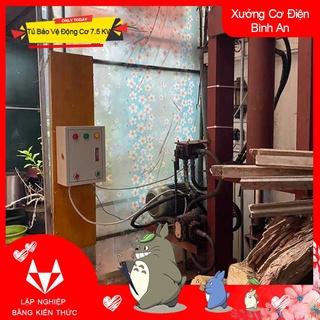 Tủ bật tắt động cơ 7.5KW chống đảo pha, quá tải, ngắn mạch thiết bị Hàn Quốc LS chính hãng