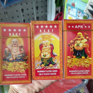 Bộ bài chắn 100 cây tráng nhựa 2 mặt (3 màu trắng, xanh, đỏ)