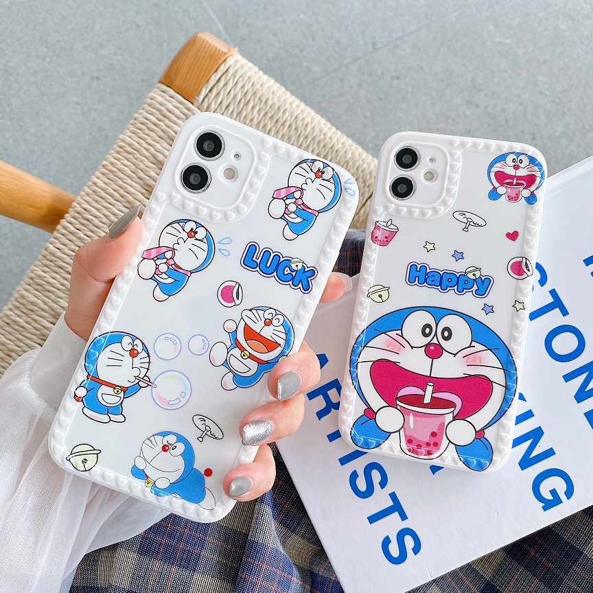 Ốp Điện Thoại TPU In Doraemon Cho OPPO A3S A5 A5S A7 A7X A12 A12E A52 A72 A92 A57 A8 A31 A83 A93 Reno5 A5 2020 A9 2020