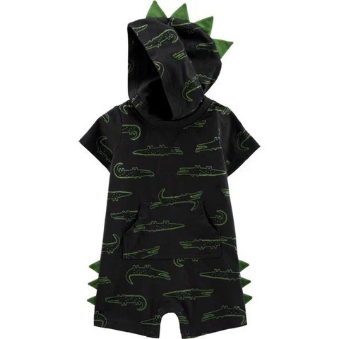 [4-8kg] Romper Đùi Bé Trai Cter - Navy Cá Sấu D32