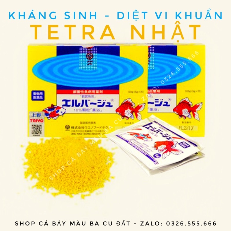Thuốc Trị Nấm Cá, thuốc kháng sinh - tiêu diệt vi khuẩn