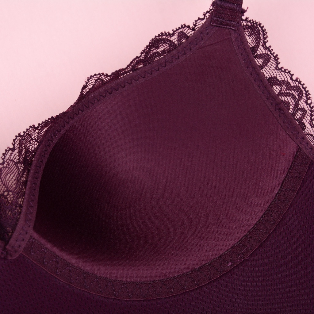 Áo lót nữ phối ren HMTmoda không gọng, cup xéo, mút mỏng S10-29721B