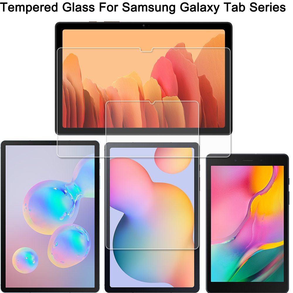 Set 3 Miếng Kính Cường Lực Bảo Vệ Màn Hình Samsung Galaxy Tab S7 /S8 2022 /S6 lite S5E Tab A7 A 8.0 8.4 8.7 10.1 10.4 10.5 11 2021 2020 2018