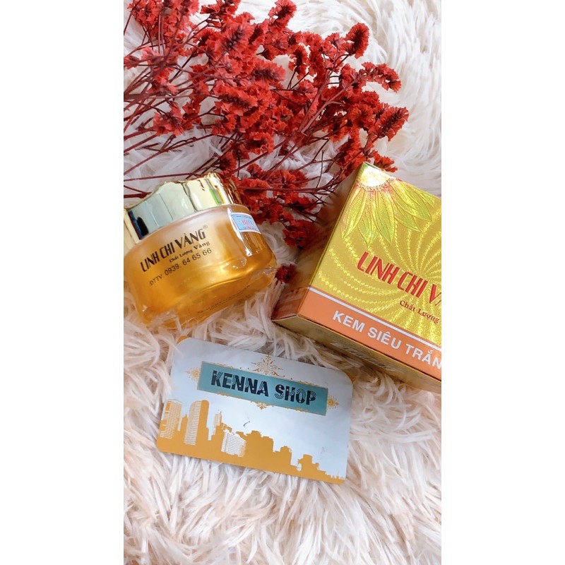 LINH CHI VÀNG DƯỠNG TRẮNG 25g