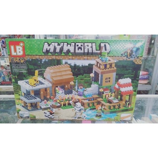 Lego xếp hình NOT ( 778 chi tiết)- Lego Minecraft Khu Nông Trại Chiến Binh LB600-Legoxanh