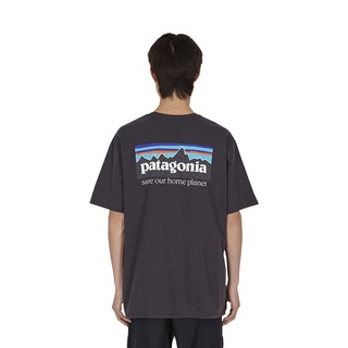 Áo thun cotton ngắn tay logo patagonia cổ điển dành cho nam 37529