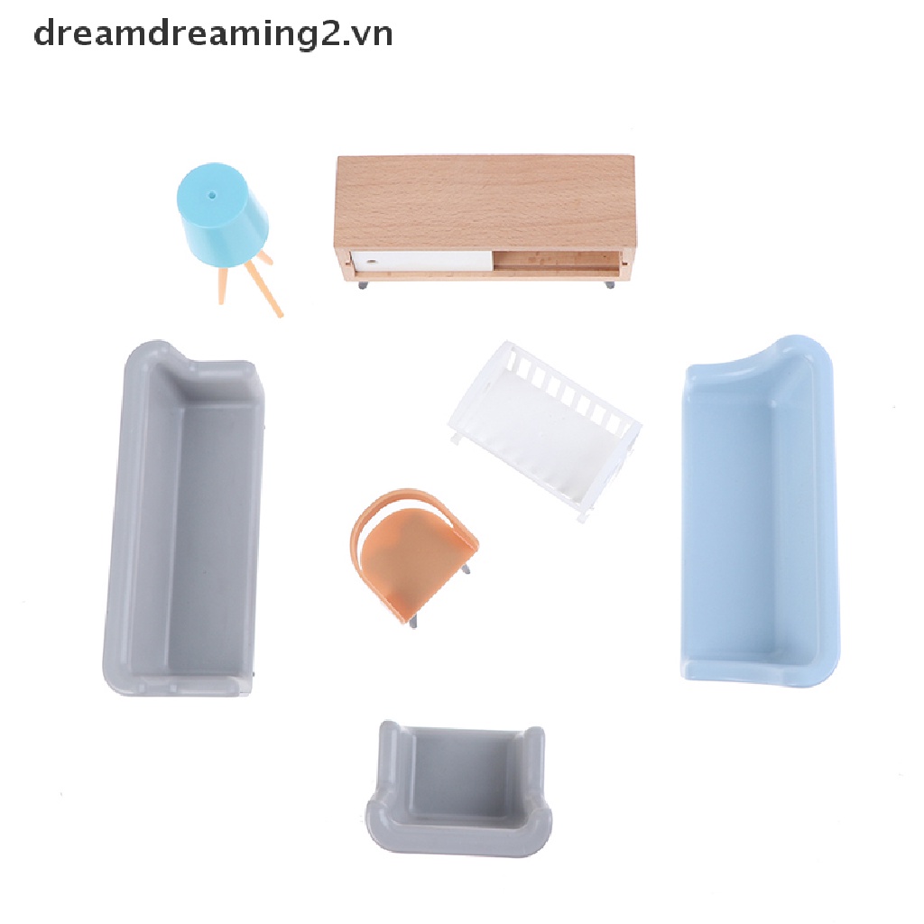 Mô Hình Đèn TV Thu Nhỏ 2vn Dùng Để Trang Trí Búp Bê