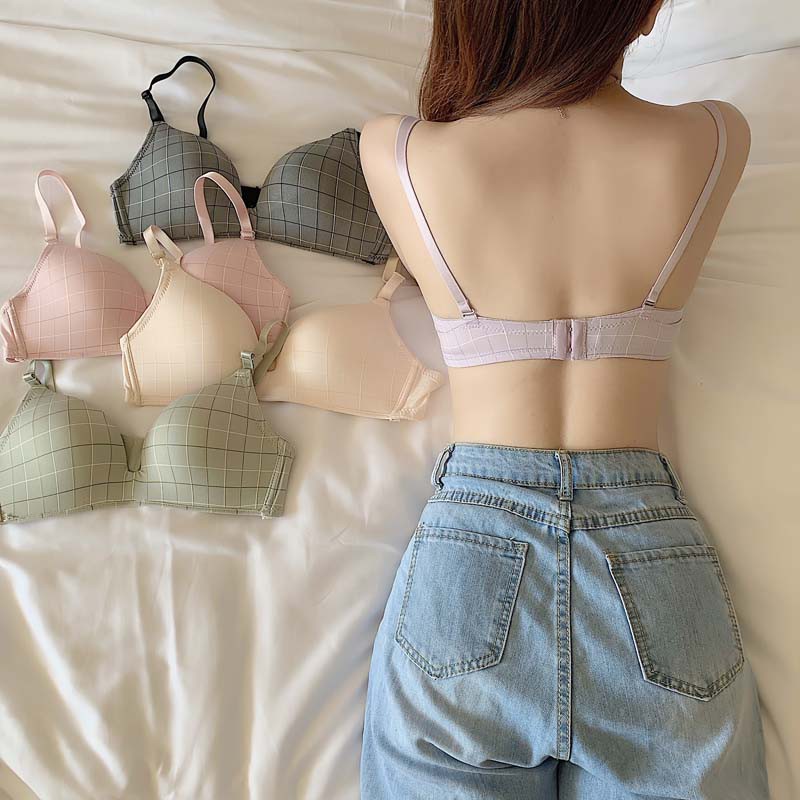 Áo lót AOWEINISI nâng ngực mỏng viền mỏng thoải mái đơn giản chất lượng cao