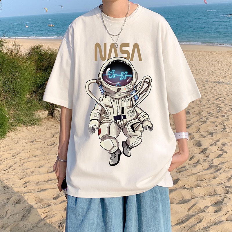 Áo Thun In hình Nasa Phi Hành Gia siêu cá tính, Áo Phông Thời Trang