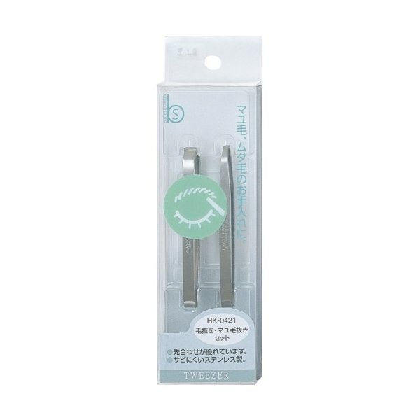 Bộ 2 nhíp inox không gỉ KAI HK-0421 Nhật Bản