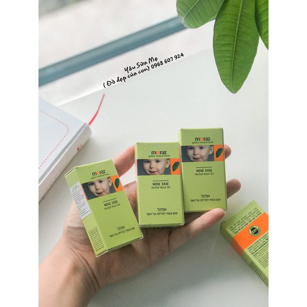 Dầu mũi Moraz Nose  Do thái giúp thông mũi, nghẹt mũi