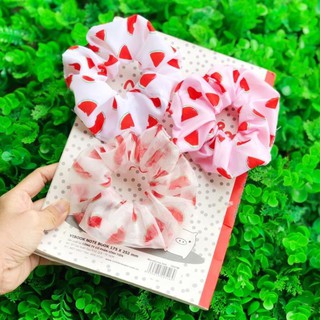 Dây buộc tóc SCRUNCHIES hoạ tiết dưa hấu