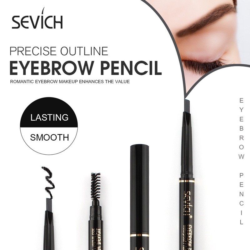(Hàng Mới Về) Bút Chì Vẽ Lông Mày Hai Đầu Xoay Tự Động Sevich | BigBuy360 - bigbuy360.vn
