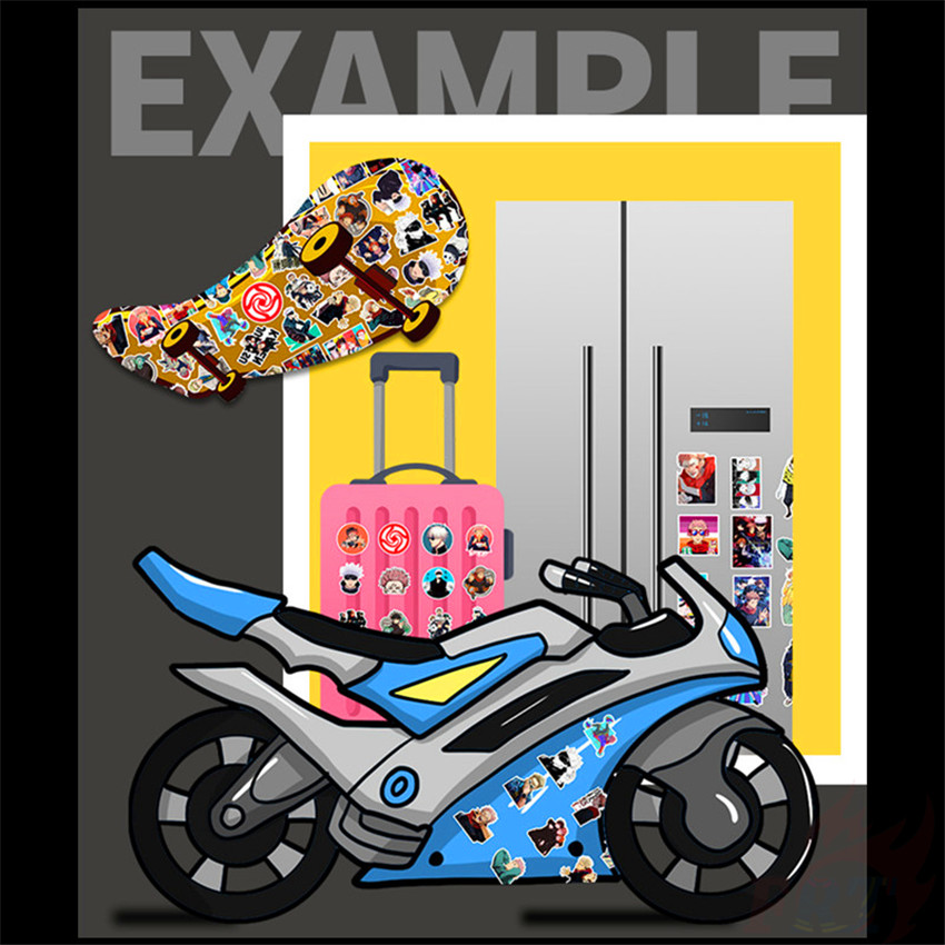 ❉ Jujutsu Kaisen - Series 07 Anime Yuji Itadori Stickers ❉ 50Pcs/Set Waterproof DIY Fashion Decals Doodle Stickers