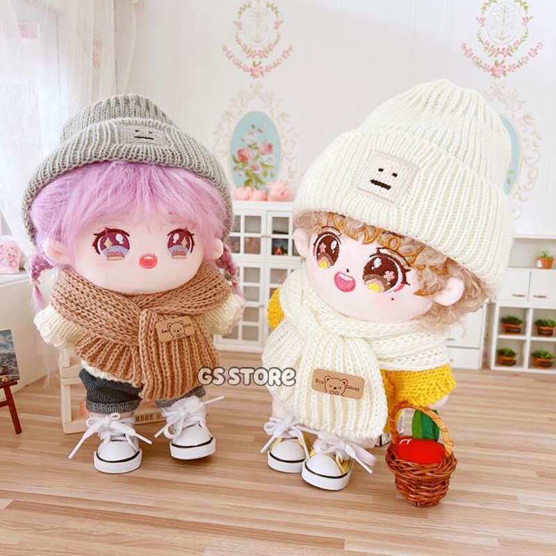 Búp Bê Mặc Áo Len Xinh Xắn 20cm Dễ Thương