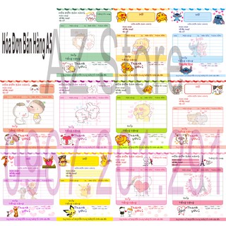 Hóa đơn 1 liên in hình : 18k / cuốn