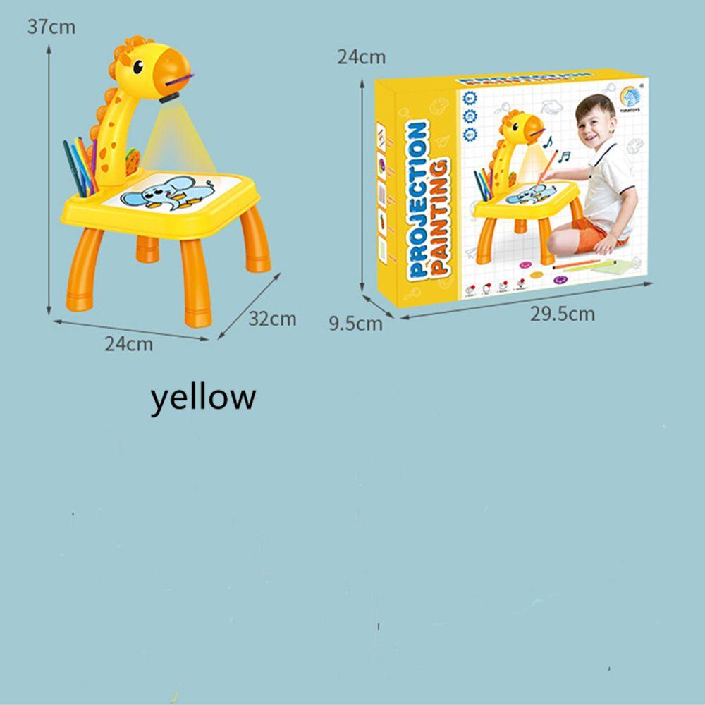 RAINBOW Máy Chiếu Đèn Led Hình Động Vật Hoạt Hình Sáng Tạo Cho Bé