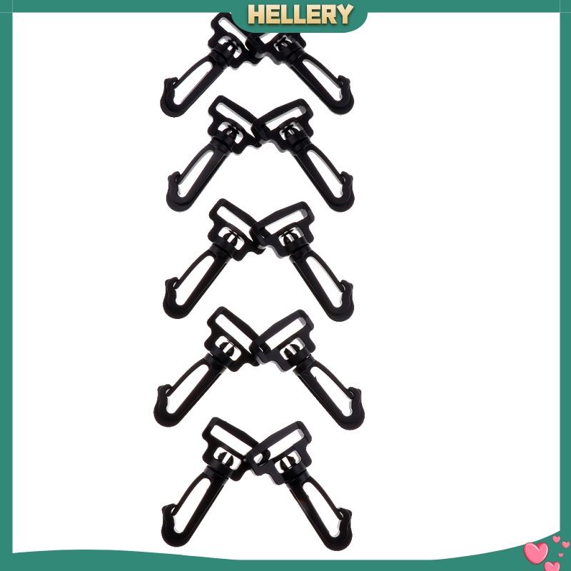 [HelleryVN] Set 10 Móc Khóa Tôm Hùm Bằng Nhựa Cho Dây Thắt Lưng Túi Xách