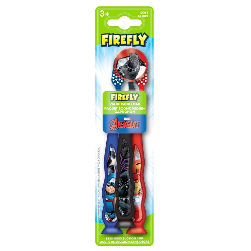Set bàn chải răng bé Firefly Value Pack + Cap nhiều hình