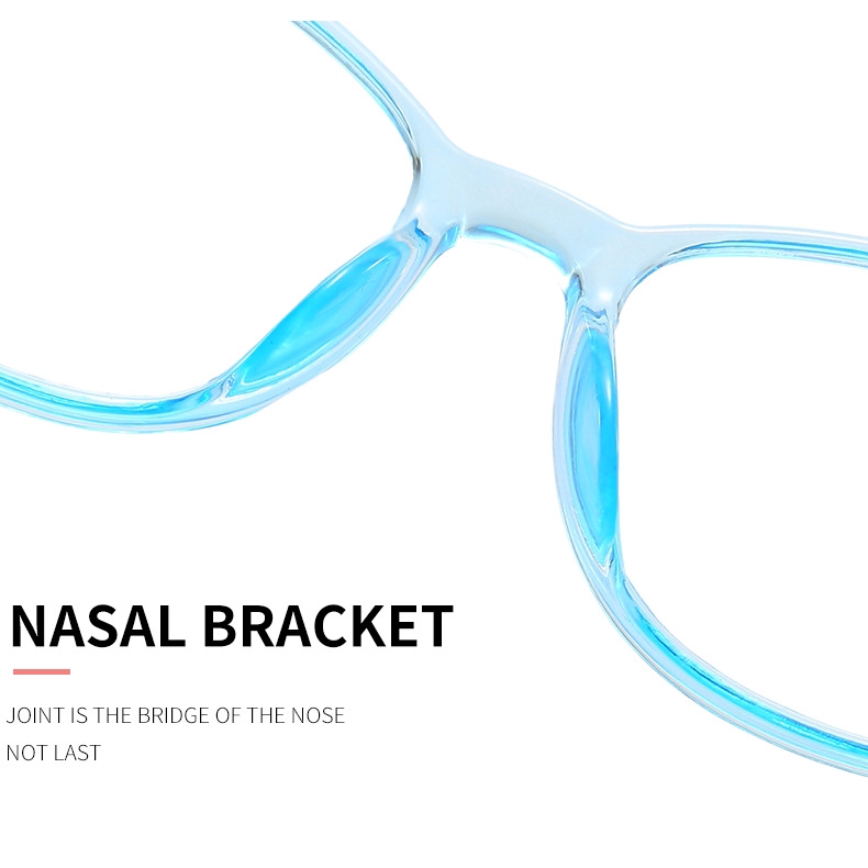 Kính Mắt Wayfarer Chống Bức Xạ Thiết Kế Thời Trang Hàn Quốc Dành Cho Trẻ Em Với Tròng Kính Thay Thế Được