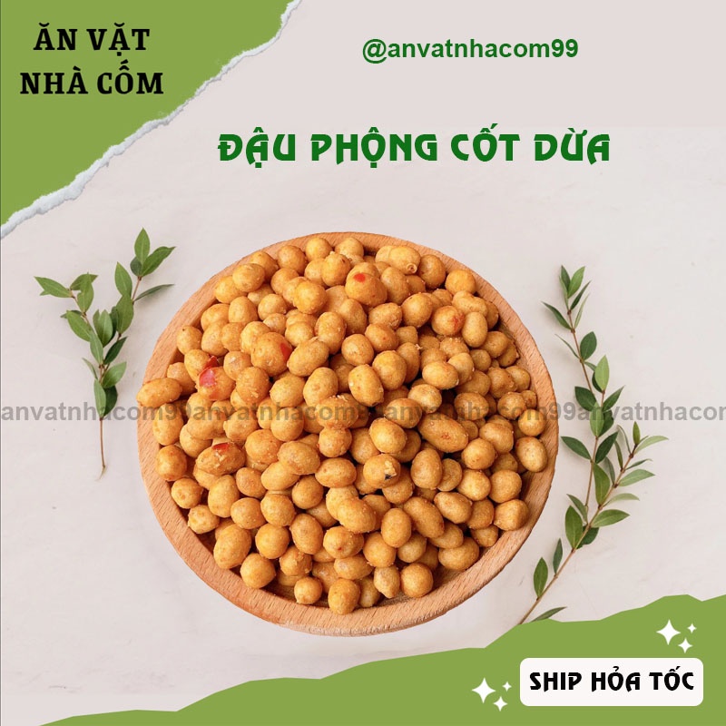 Đậu phộng cốt dừa đậm vị, thơm cốt dừa, ngọt bùi của đậu phộng nguyên hạt