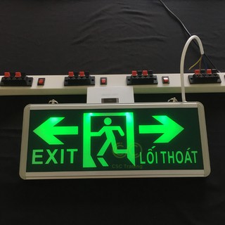 Đèn Exit 2 Mặt Mũi Tên Chỉ Hướng 2 Chiều - EX02-02