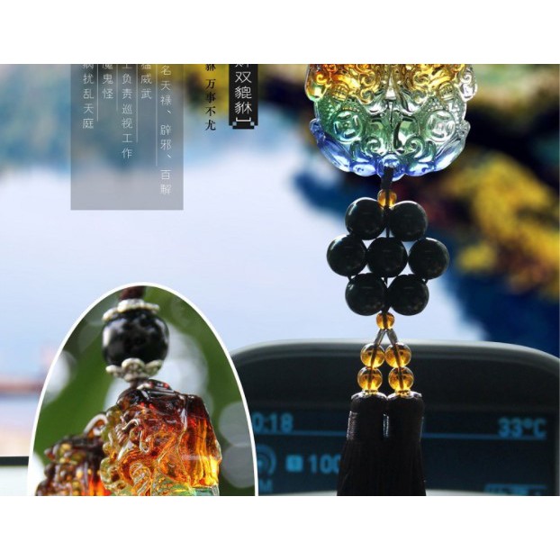 Móc treo Phỉ Thúy, Dây Ngũ Đế, Hồ Lô cho xe ô tô - Phong thủy vận may