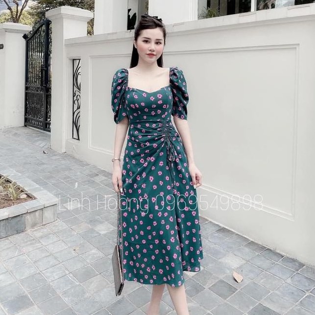 váy hoa nhí dáng dài cách điệu AH23 | BigBuy360 - bigbuy360.vn