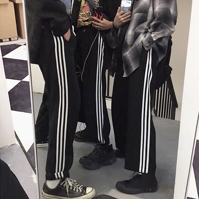 Quần 3 Sọc Ống Suông Unisex - Mía Store | BigBuy360 - bigbuy360.vn