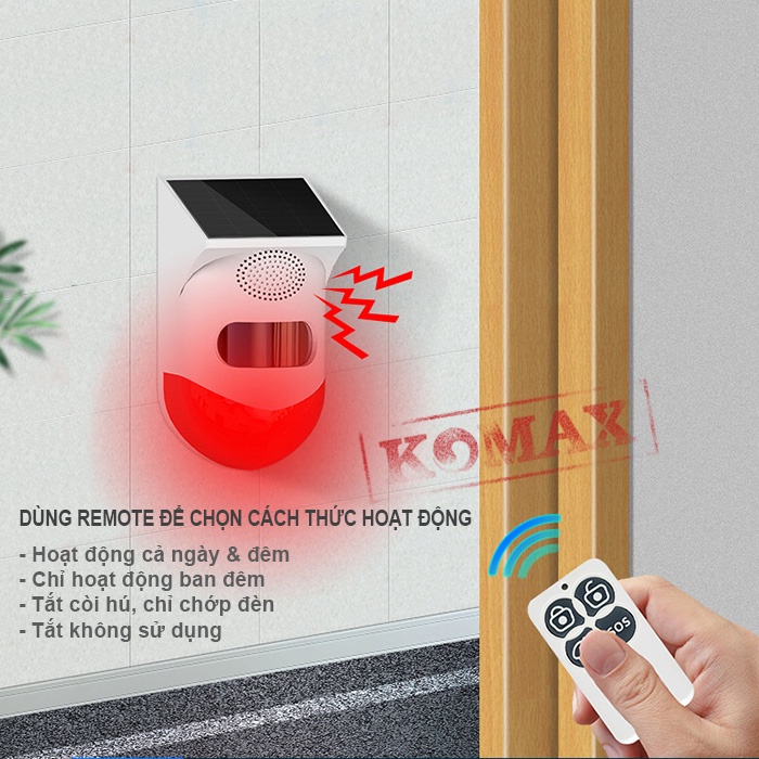 Chống trộm hồng ngoại năng lượng mặt trời KM-X20
