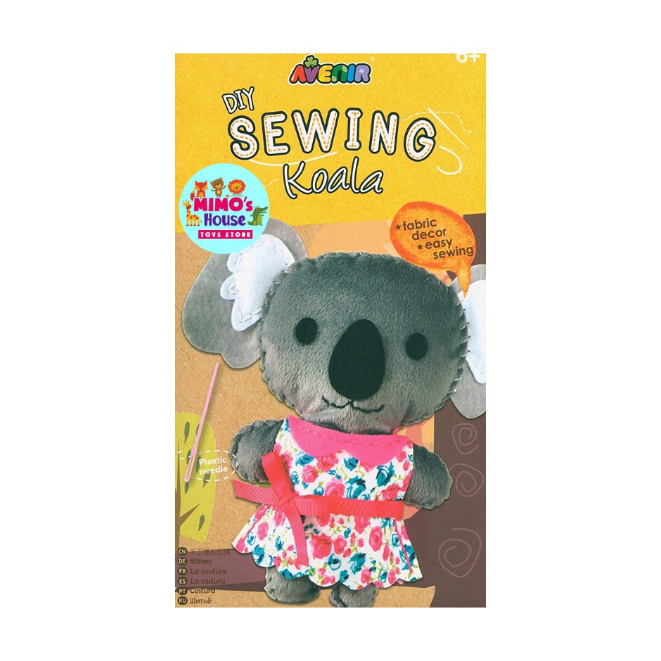 TỰ MAY THÚ BÔNG NHIỀU MẪU CHO BÉ CHÍNH HÃNG AVENIR (SEWING - MY FIRST DOLL)