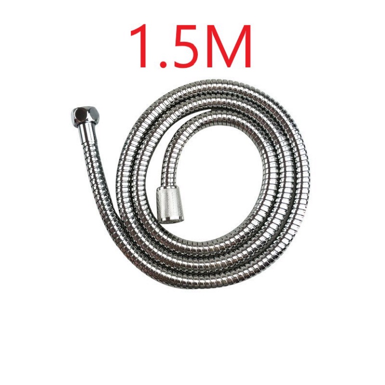 Dây sen, dây vòi hoa sen tắm cao cấp 1,5m giúp tăng áp lực nước, chịu áp cao - QM012