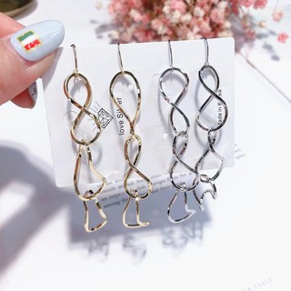 khuyên tai xoắn 3 số 8