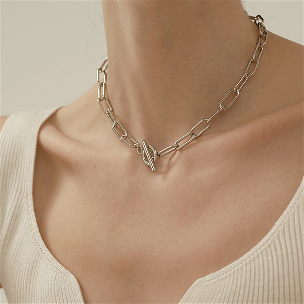 Chuỗi đơn giản thời trang necklace thiết kế dây chuyền cho phụ nữ cổ dây chuyền len Yanqueens Trang sứ Quà tặng